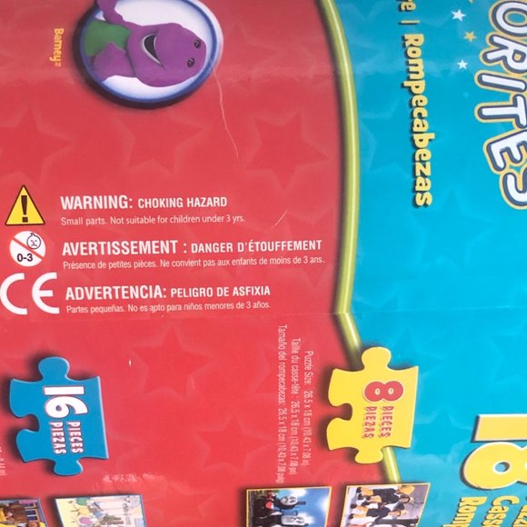 **New**Puzzle Barrel - 18 Puzzle of Kids Favorites - Picture 7 of 7